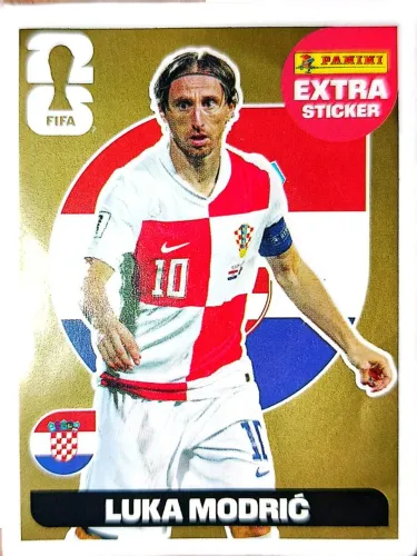 Figurinha Luka Modric Ouro (original) panini