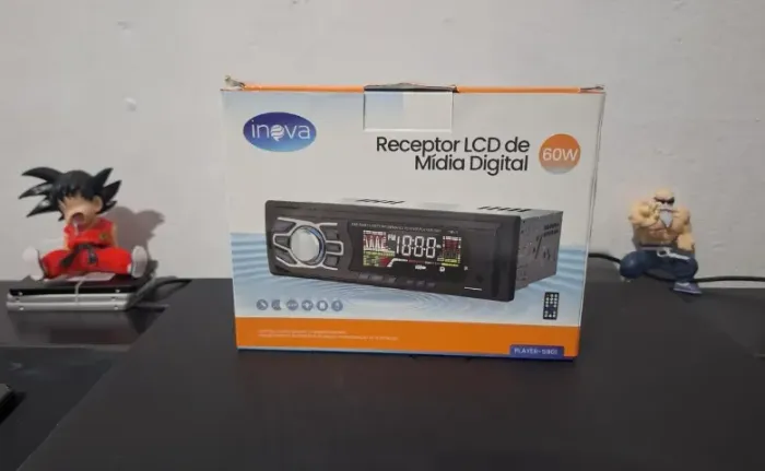 Rádio para Carro Receptor LCD de Mídia Digital