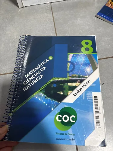 livro enem- coc 8- matemática e ciências da natureza 