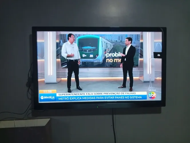 Kit TV Panasonic + Google Chromecast + Controle remoto + Suporte para tv + Antena Digital