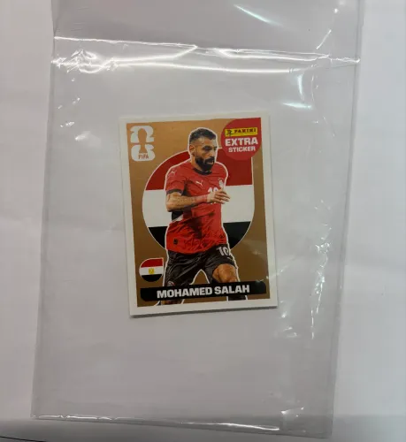 FIGURINHA EXTRA STICKER MOHAMED SALAH BRONZE - PANINI WORLD CUP 2026