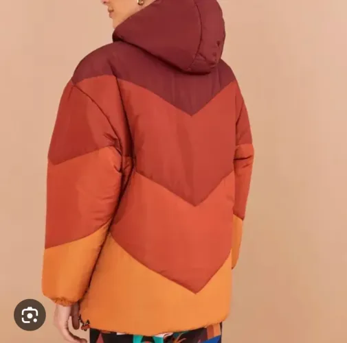 Casaco puffer farm - dois lados 