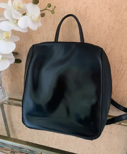 mochila de couro