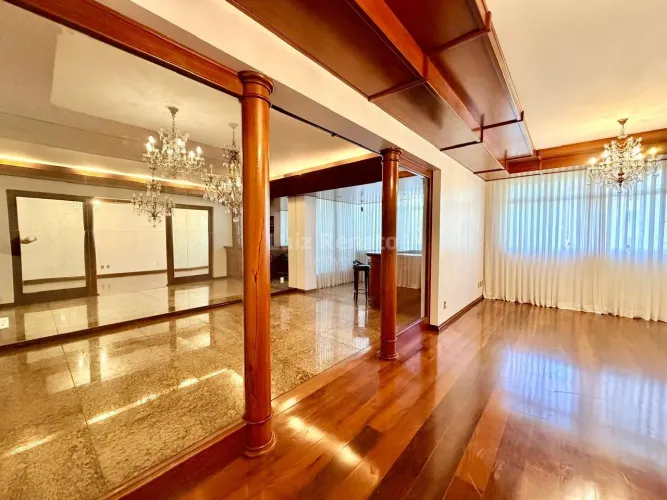 Apartamento de 370m², 4 quartos, 2 suítes, para alugar no Lourdes.