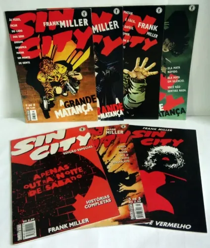 HQs Sin City - A Grande Matança - Apenas Outra Noite De Sábado e A Dama de Vermelho
