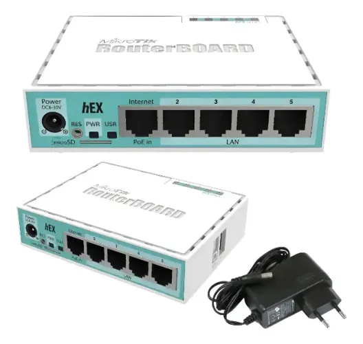 MIKROTIK ROUTERBOARD RB750GR3 HEX 880MHZ 256MB