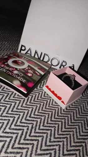 Pandora Sparkling Overlapping Band Ring