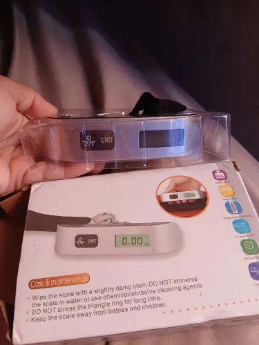 Balança eletrônica para mala de viagem