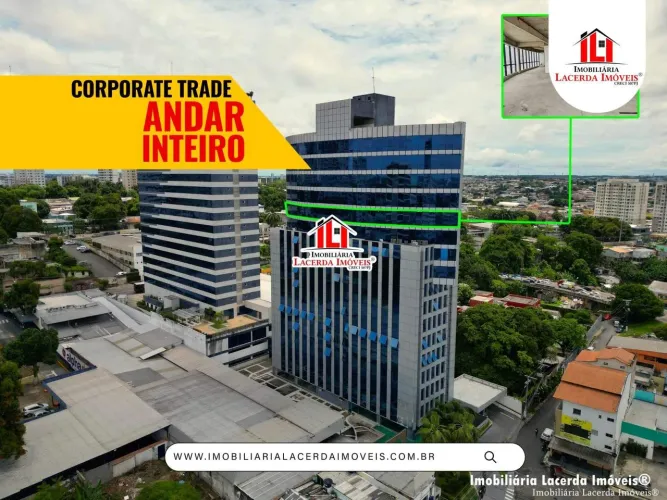 Corporate Trade, Andar inteiro com 479m², 12 vagas, Sala comercial locação no Adrianopolis