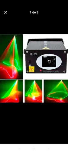 Laser Modelo HL 22 Verde Vermelho Novo na caixa