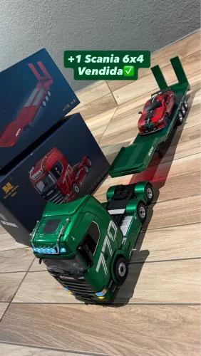 Carreta Scania 6x4 de controle remoto