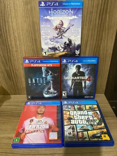 Lote de jogo ps4, ótimo estado