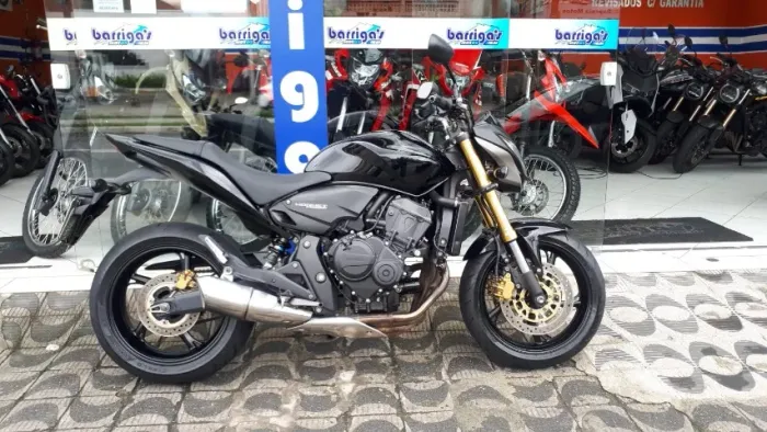 Honda Cb 600f Honet 2012 Preta Baixo Kms Impecável