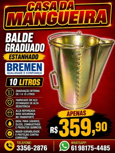 BALDE GRADUADO PARA ALTA DURAÇAO