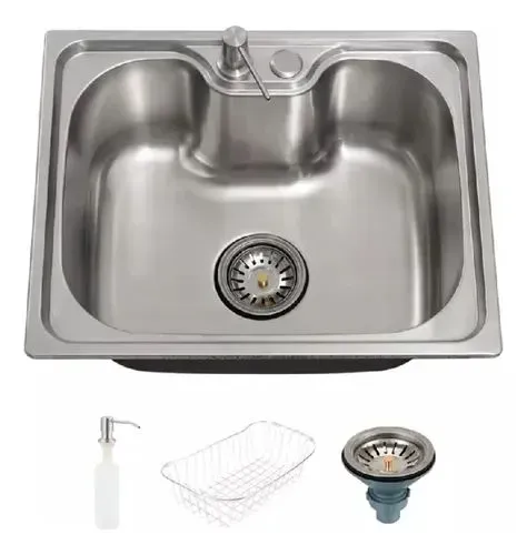 Cuba aco inox gourmet 50x40 com acessorios 