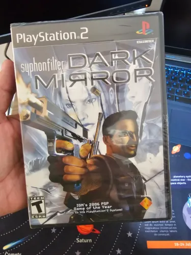 Jogo Playstation 2 lacrado Synphonfilter Dark Mirror