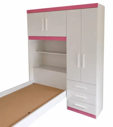 VENDO GUARDA-ROUPA INFANTIL COM CAMA INTEGRADA