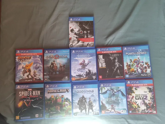 Jogos de ps4 no preço 69,99 cada um