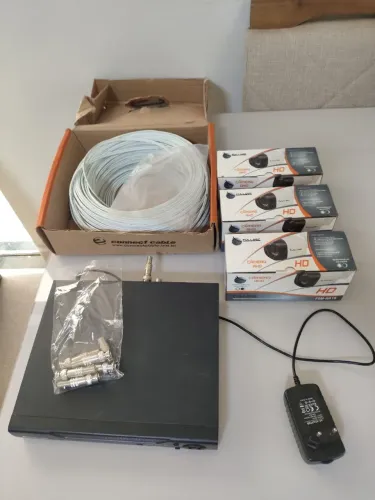 Kit 3 câmeras de segurança