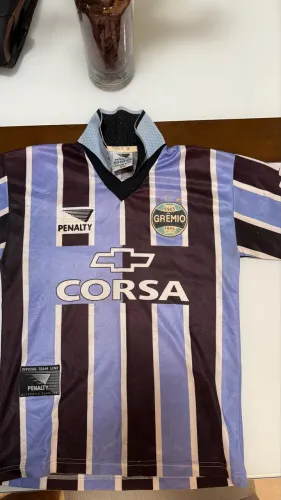 Camisa Grêmio relíquia - tamanho pequeno criança/adolescente