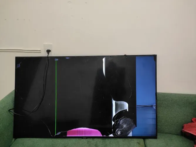 Tv de 50 polegadas com defeito