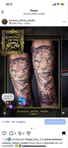 Tatuagem aceito troca 