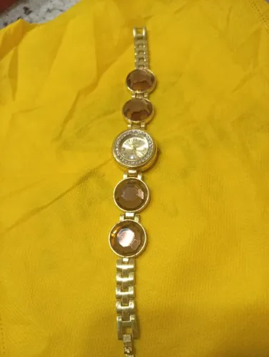 Relógio onenx feminino quartzo,analógico, dourado