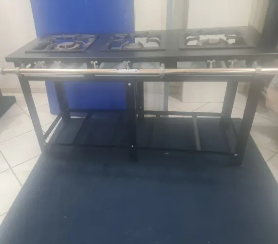 Fogão Industrial Venâncio 3 Bocas 40x40