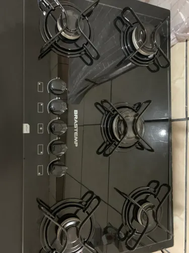 Fogão cooktop já com suporte 