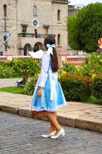 Vestido de debutante Tema A Bela e a Fera