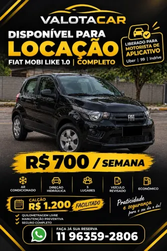 alugo carro para motorista de aplicativo 