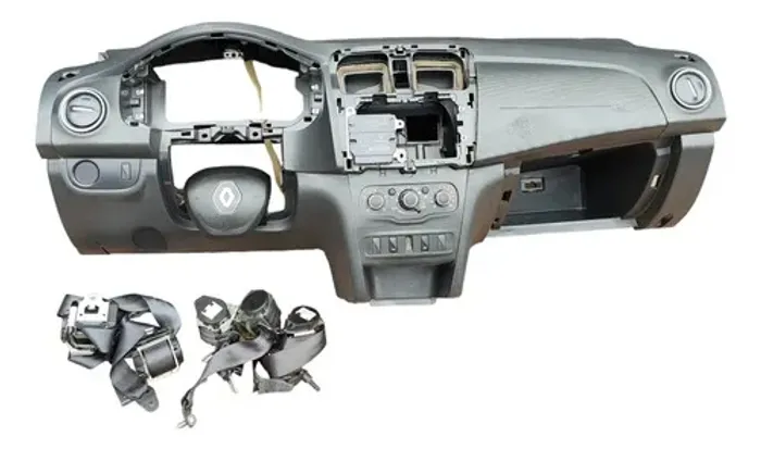Painel Tabelier Completo Renault Sandero Logan 20 2021 2022 Preto