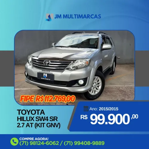 Toyota Hilux SW4 SR 4X2 2.7/ 2.7 Flex 16V Aut. 2015
