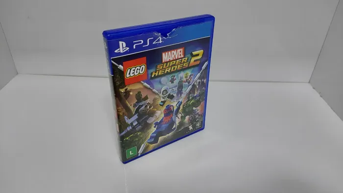 Jogo físico LEGO Marvel Super Heroes 2 para PlayStation 4.