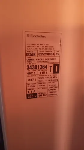 Geladeira eletrolux 462