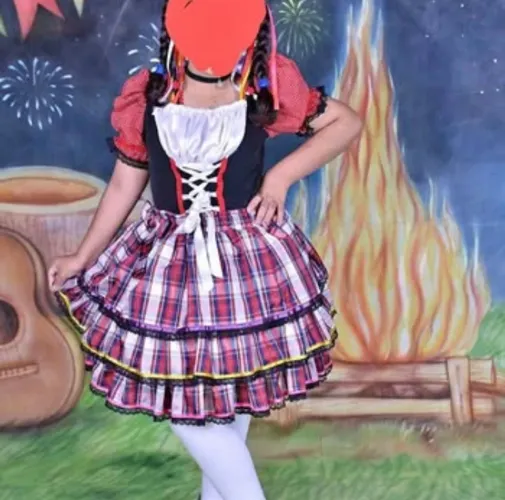 Vestido junino - Tamanho M