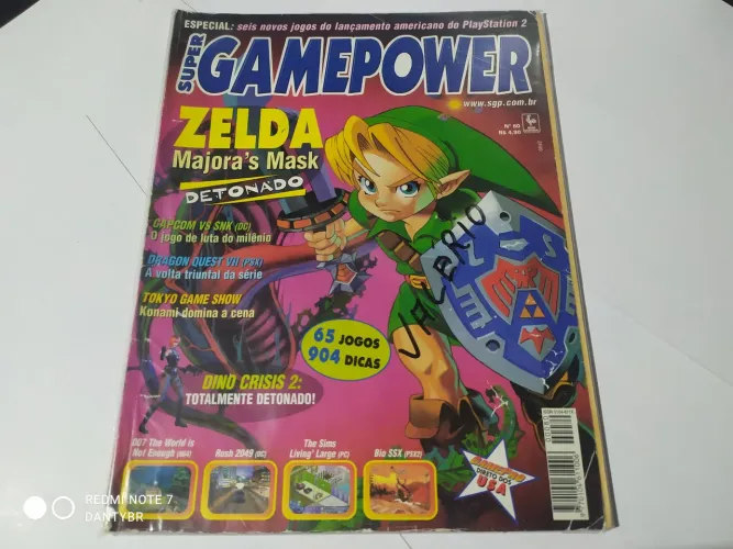 Revista Super Game Power - Detonado Zelda Majoras / Dino crisis 2 Etc