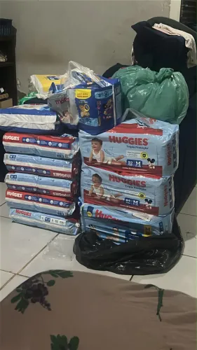 Lote de Fralda Huggies M