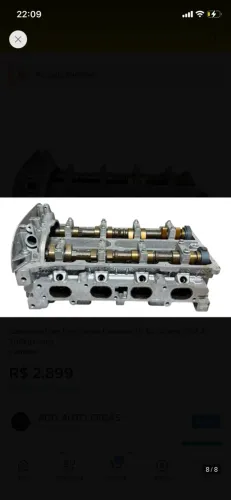 Cabeçote Ford New Fiesta Ecosport 1.6 16v Sigma 2013 A 2019