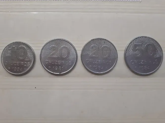 LOTE DE MOEDAS ANTIGAS CRUZEIROS