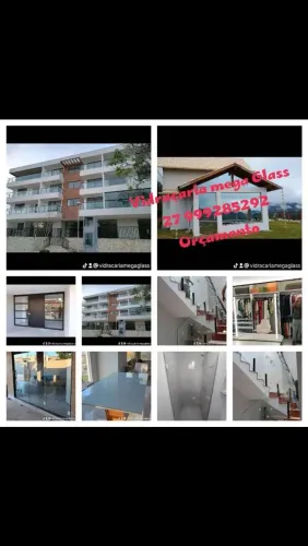 Manutenção em cortina de vidro 