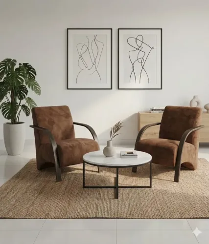 Poltronas Retas - R$ 399,00 cada