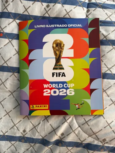 Álbum copa 2026 completo com todas figurinhas coladas