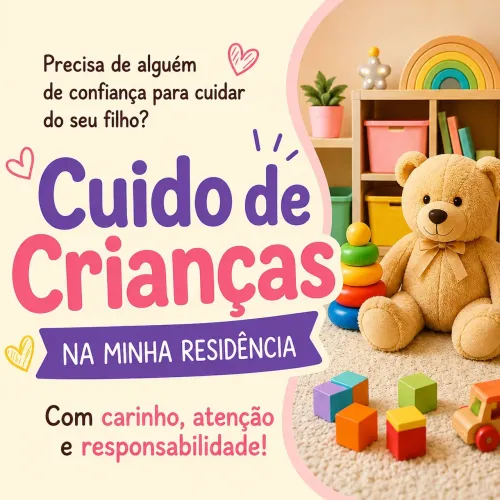 Cuidadora/babá eventual infantil em minha residência