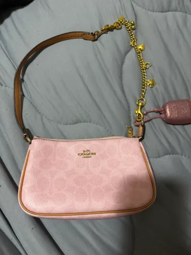 bolsa coach rosa