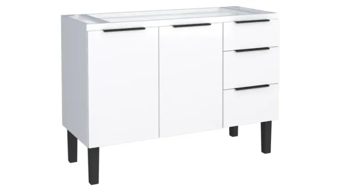 Gabinete Cozinha Aço Júpiter 120 Branco - Cozimax