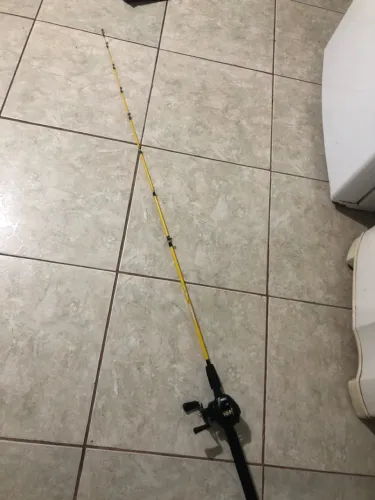 Vara de pesca carretilha nova