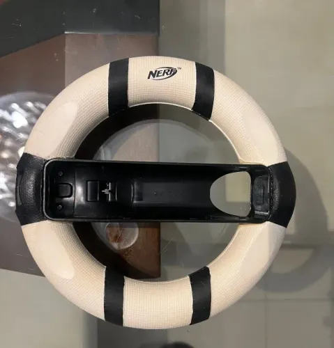 volante nerf wii preto