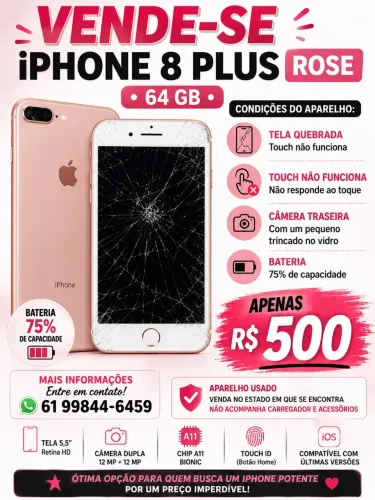 iphone 8 plus rose