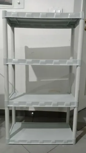 prateleira plástica branca 56x26cm excelente estado, seminovo, usado como mostruário